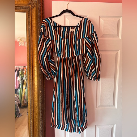 Isa Arfen Striped Dress - Picture 1 of 4